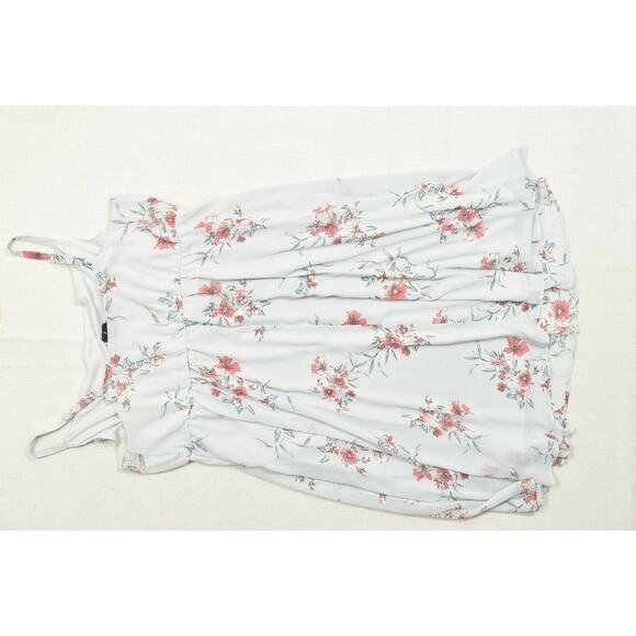 Torrid Plus Size 2 (18/20) Floral Midi Chiffon Cowl Neck Pleated Dress NEW - Picture 2 of 8